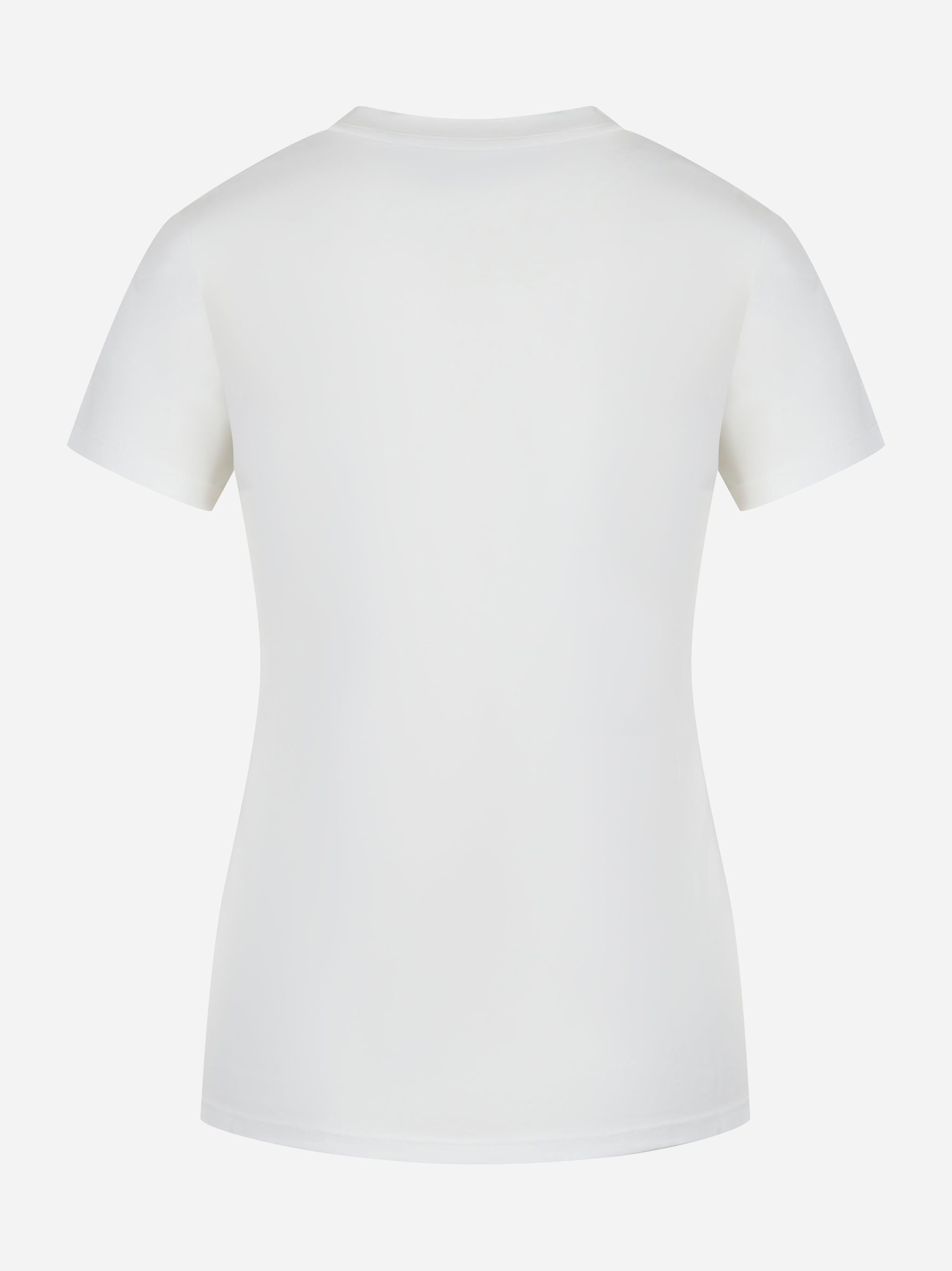 T-shirt in cotone bianco semplice Dondup - retro
