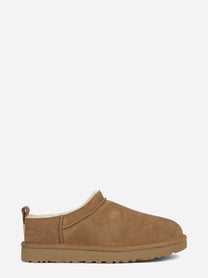 Stivaletto Classic Micro in camoscio Chestnut - vista laterale
