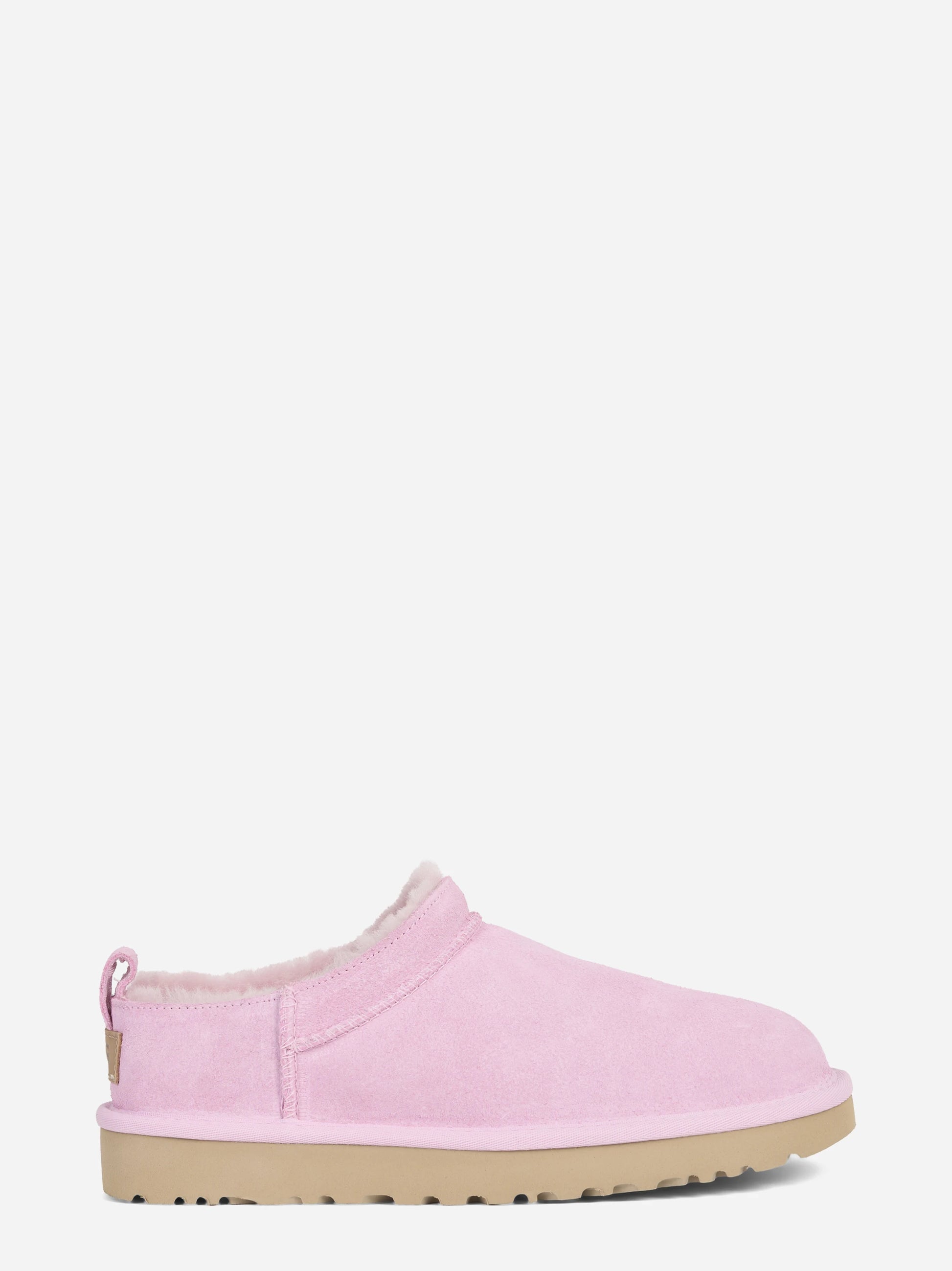 Stivaletto Classic Micro in camoscio Pink Diamond - vista laterale