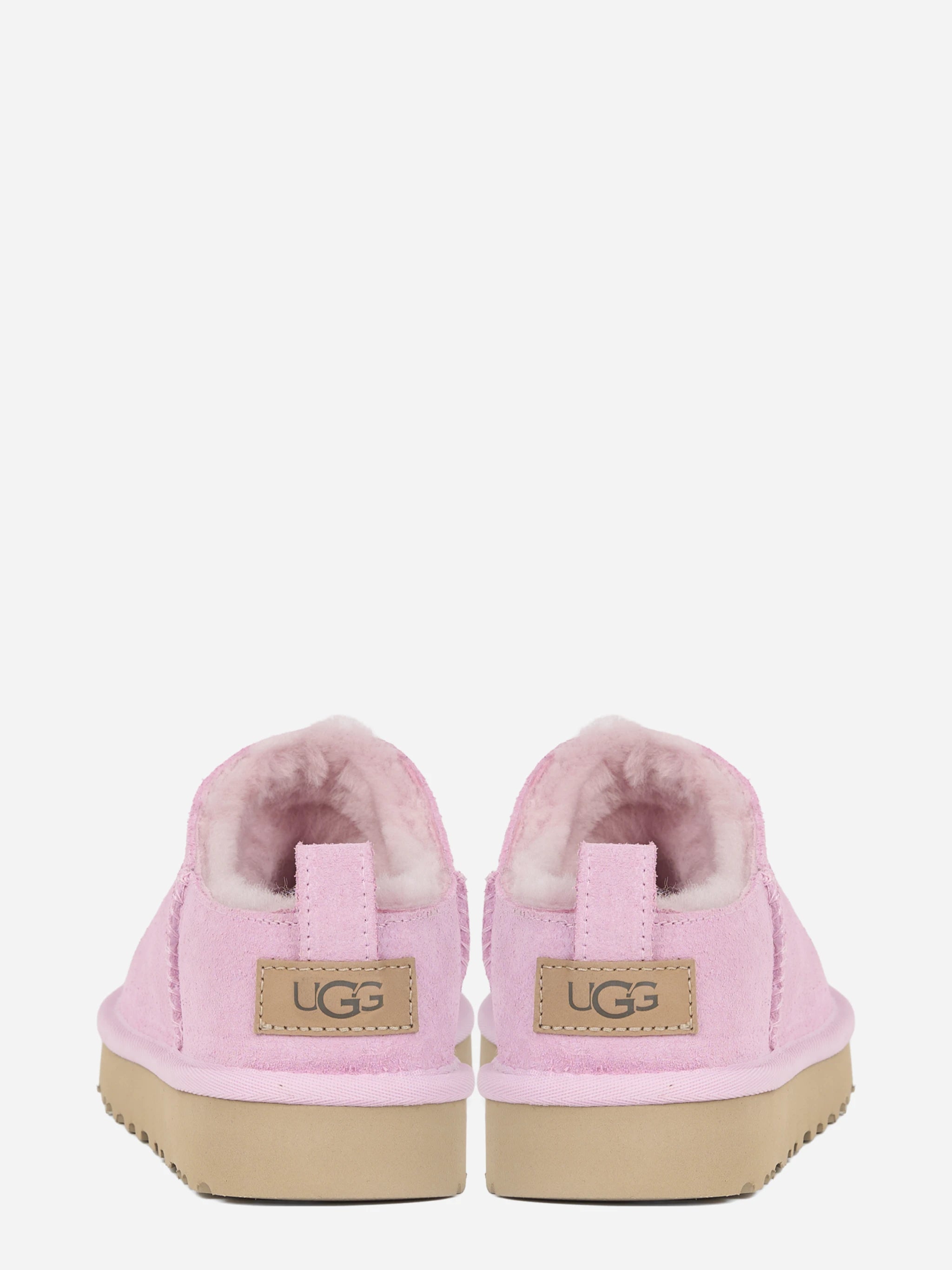 Stivaletto Classic Micro in camoscio Pink Diamond - vista tre quarti