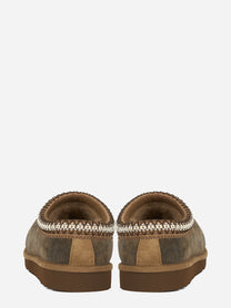 Ciabatta Tasman Baxter in camoscio Chestnut - vista tre quarti