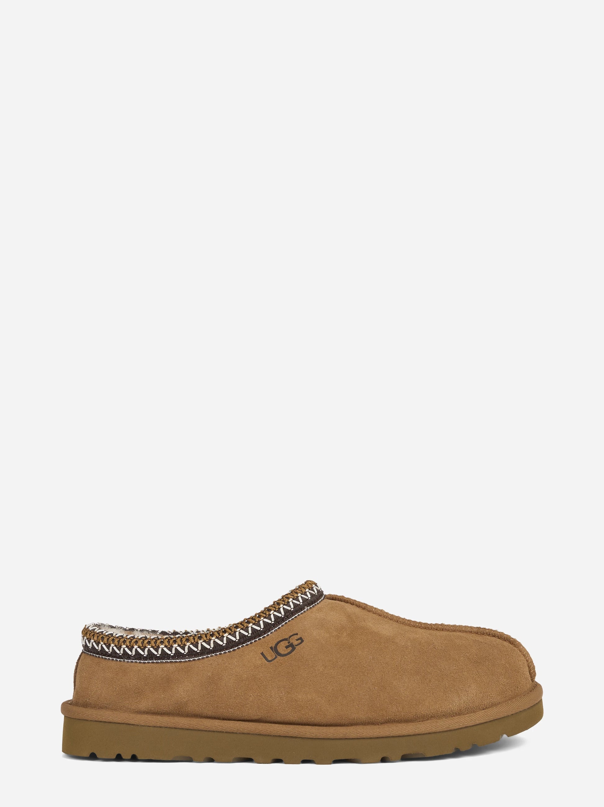 Ciabatta Tasman II in camoscio Chestnut - vista laterale