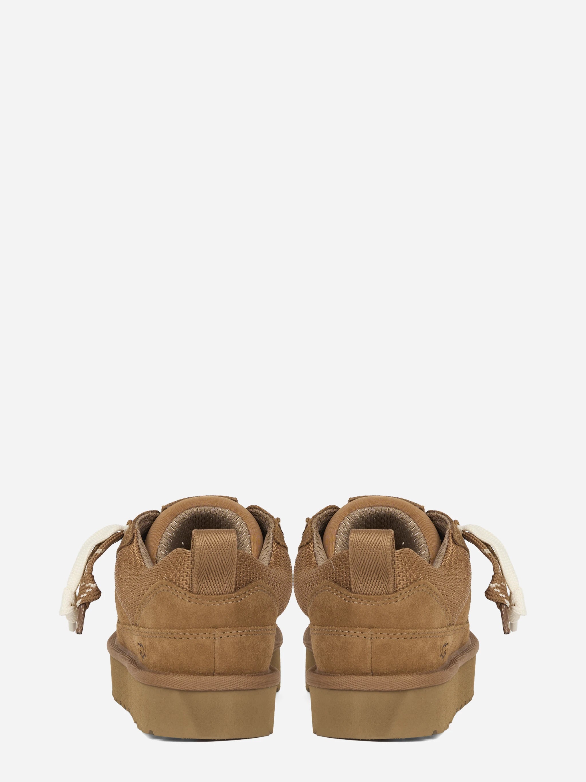 Sneaker Lo Lowmel in camoscio Chestnut - vista tre quarti