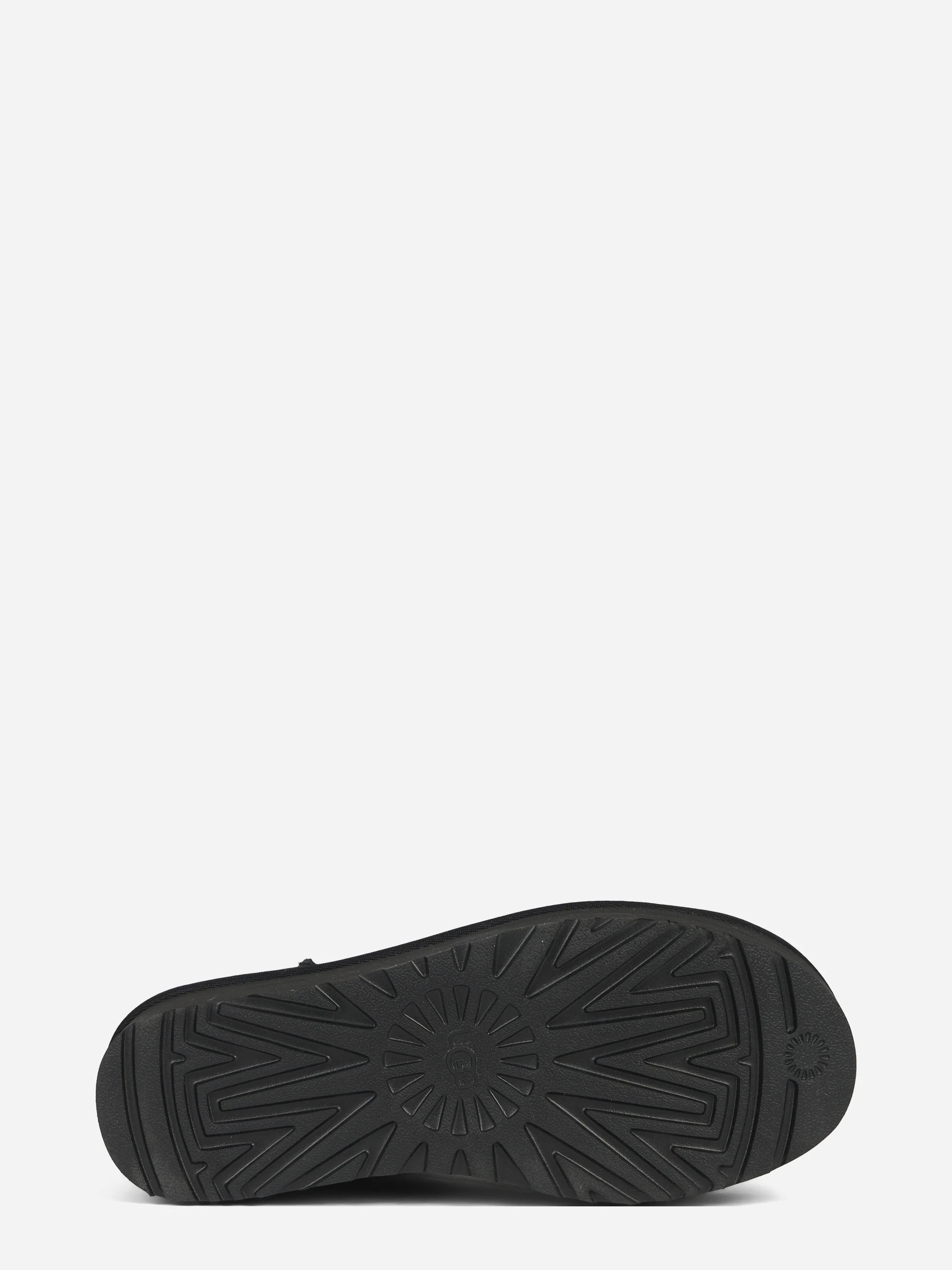 Stivaletto Classic Ultra Mini Platform in camoscio nero - vista laterale della coppia