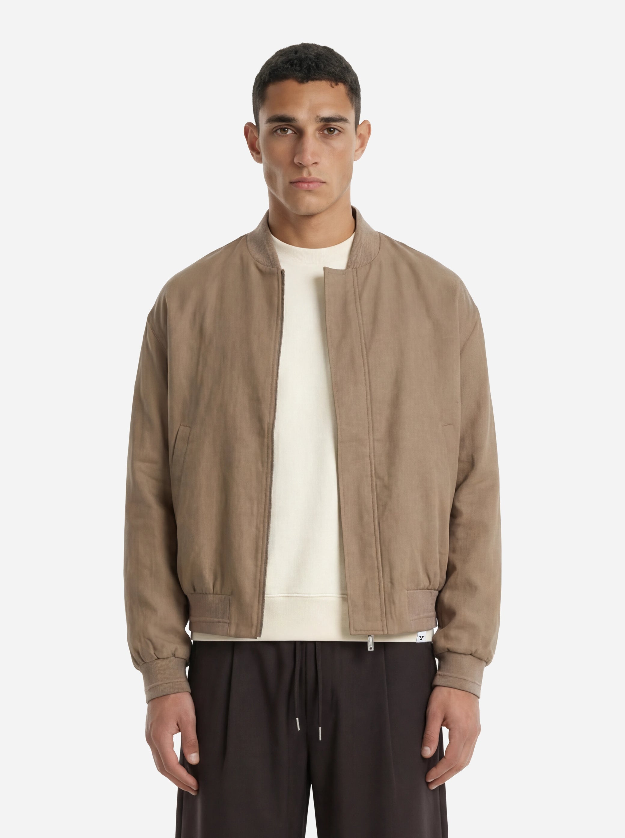 Bomber in misto lino Kobe