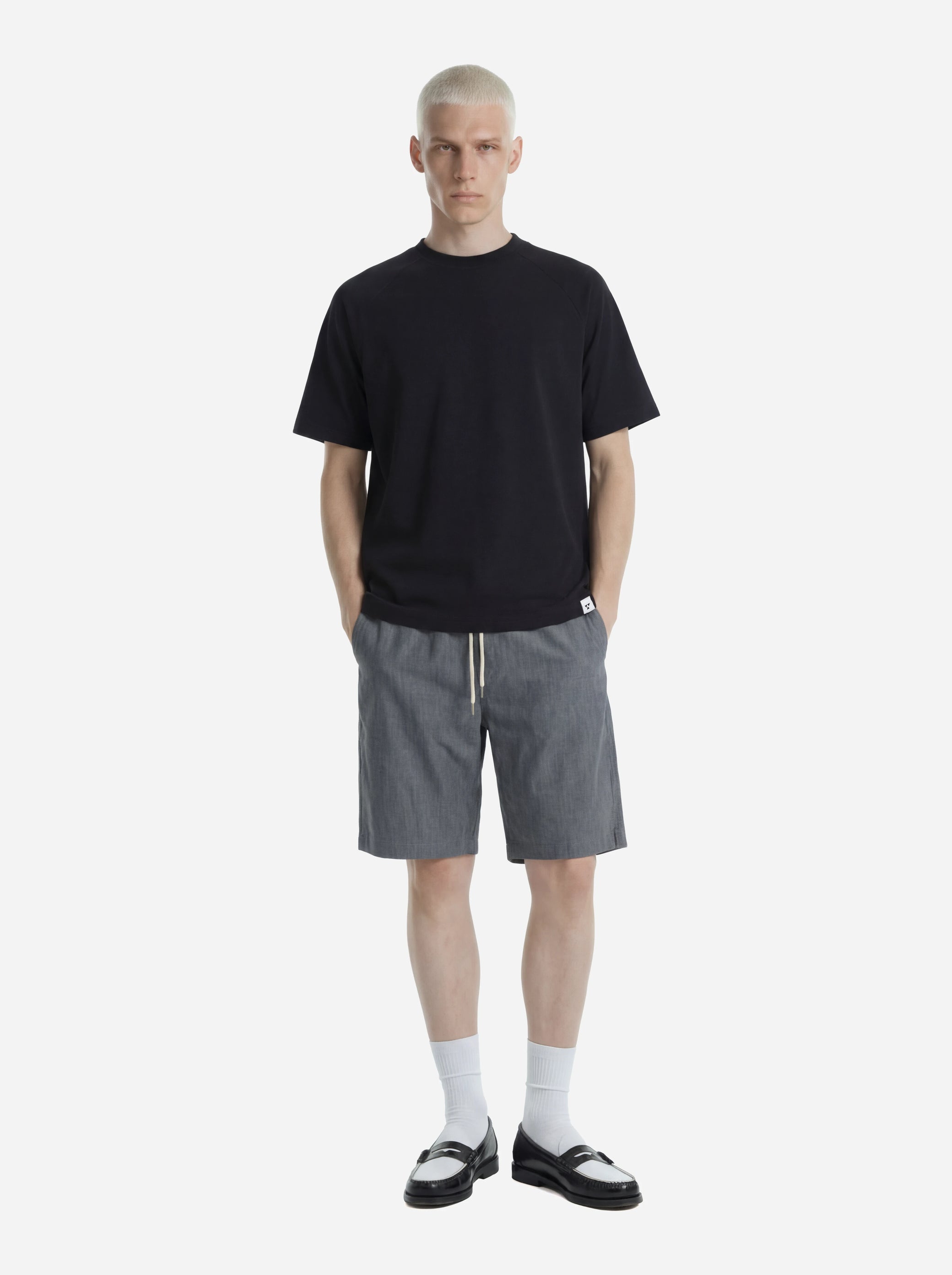 Shorts Casablanca effetto denim
