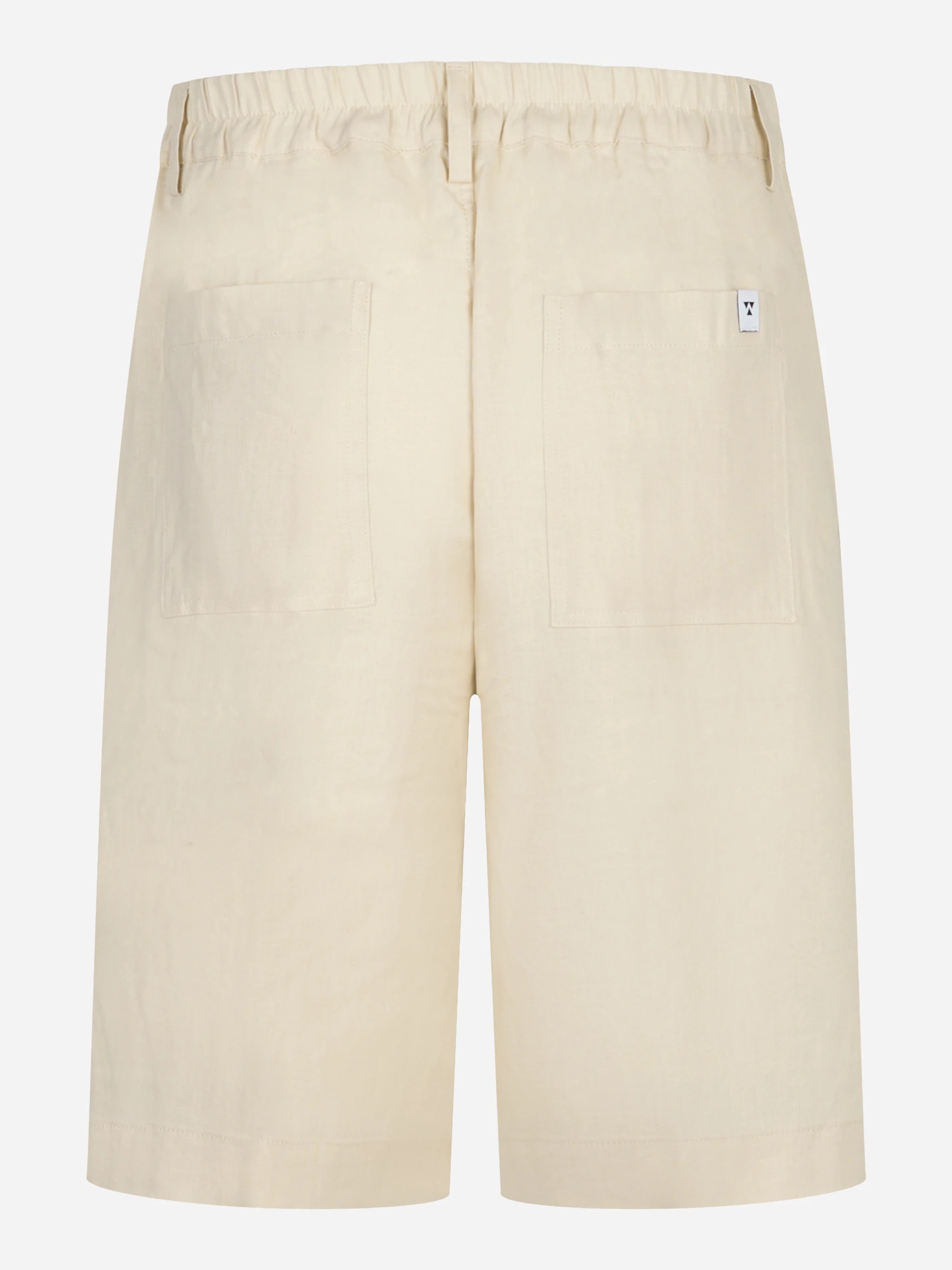 Shorts Curico bianco in lino e viscosa