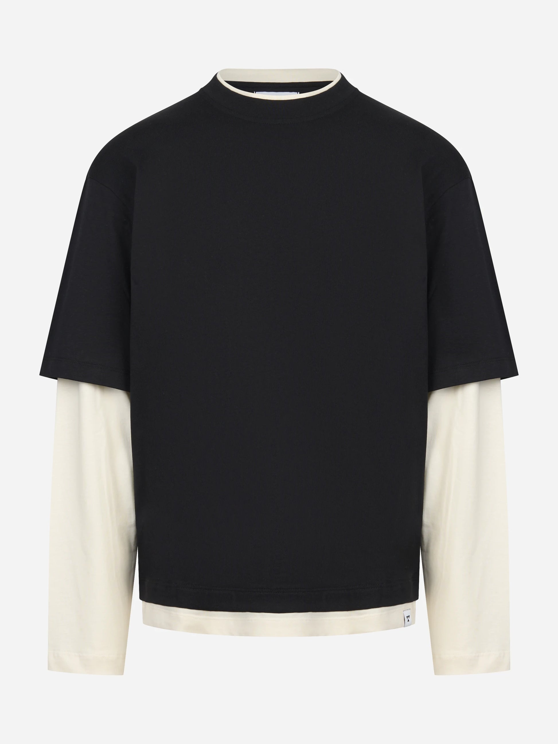 T-shirt manica lunga nera Venezia